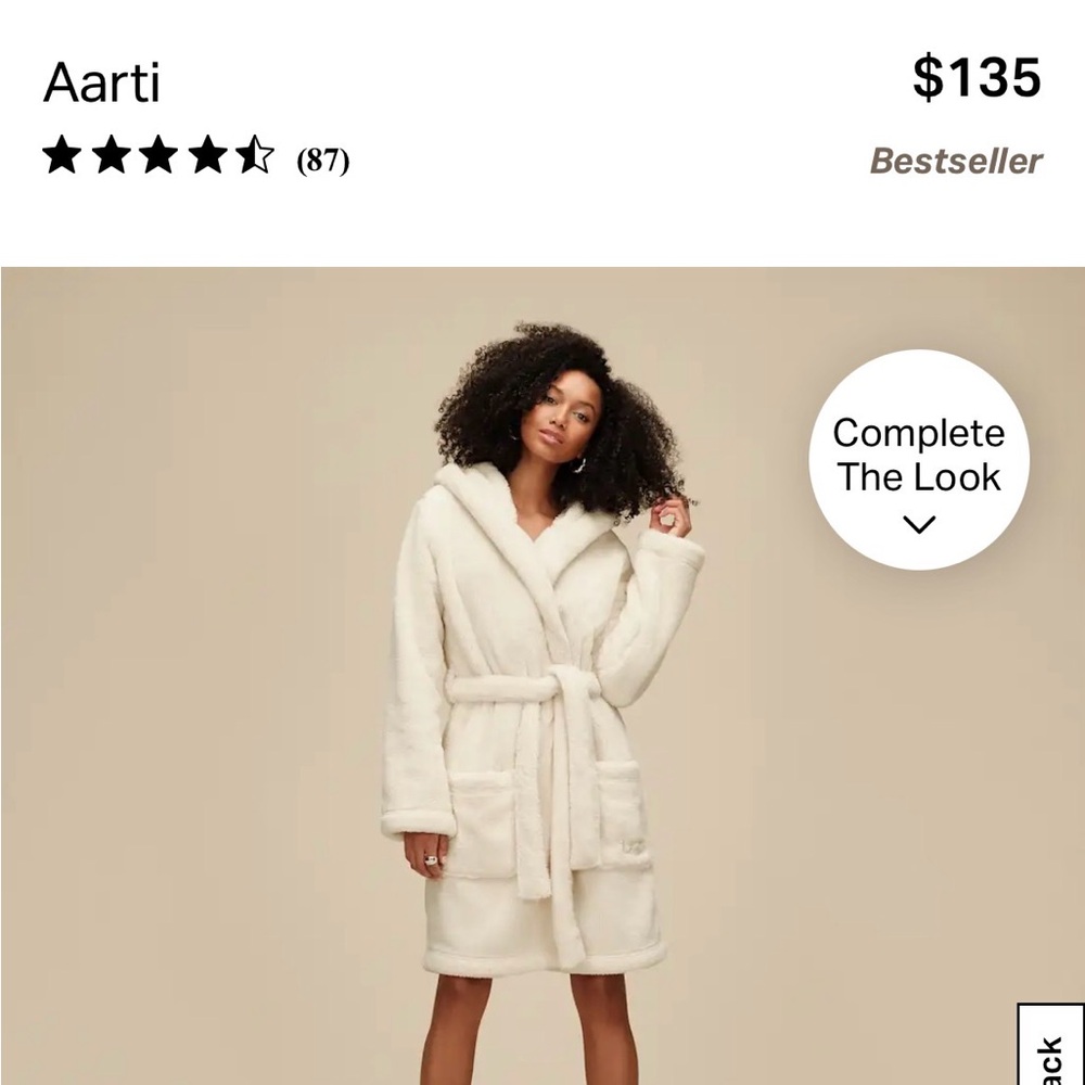 Ugg Sherpa Robe Large - Picture 2 of 3